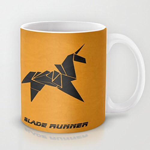 QoiueoF Blade Runner Minimalist Poster White Mugs - 11 ounces