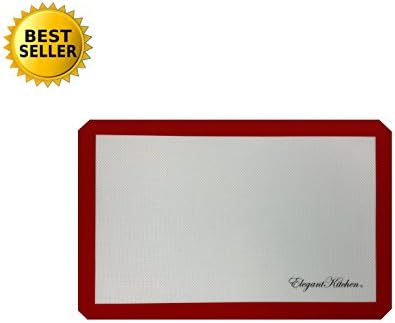 Elegant Kitchen® Non-Stick Silicone Baking Mat - RED- 1 piece