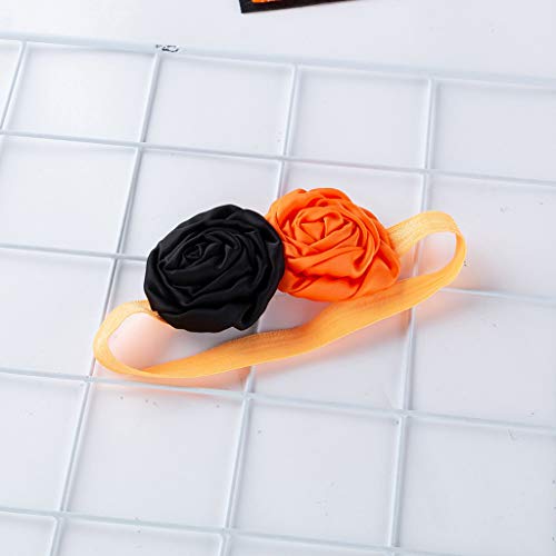 Beyonds Halloween Pumpkin Romper Dress Hairband Shoes Stocking Set, Cosplay Costumes for Toddler Kid Baby Boy Girl, Halloween Decor Party Decorations Costume Clothes - Thumbnail 6