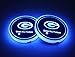 2pcs LED Car Cup Holder Lights for P-Ackers,7 Colors Changing USB Charging Mat Luminescent Cup Pad, LED Interior Atmosphere Lamp, We are The Most Loyal Fans