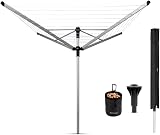 Brabantia 60m Lift-O-Matic Advance Rotary Clothes Dryer Grey
