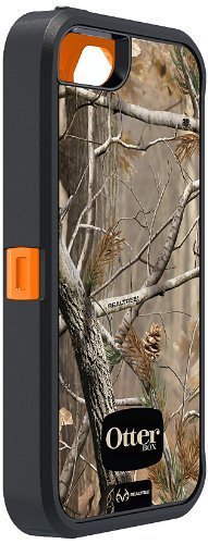 OtterBox-Defender-Series-Case-with-Realtree-Camo-for-Apple-iPhone-5-Xtra-Orange-black-Case-Only