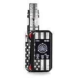 Skin Decal Vinyl Wrap for Smok G-Priv 2 230w touch screen Vape stickers skins cover/Black White Grunge Flag USA America