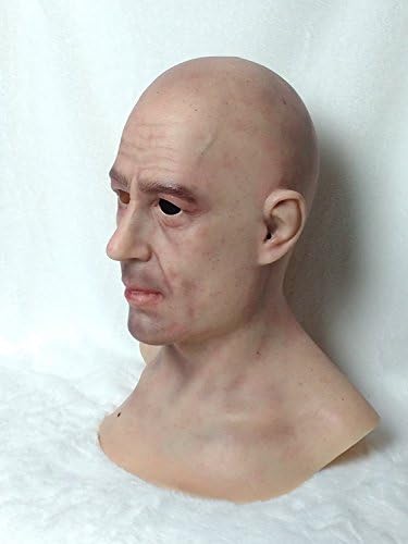 Model QTN-1 Prosthetic Age Make-up & Masks Masks Brings You Realistic Silicone Masks of high Quality. Turn into Someone (Fleshcolor)