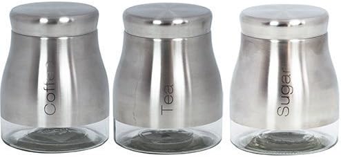 chrome tea coffee sugar