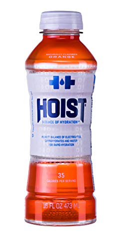 Hoist Premium Hydration Isotonic Electrolyte Drink, Powerful IV-Level Hydration, Orange, 16 Fl Oz (Pack of 12) - Image 3