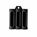 Coil Master 100% Authentic 3 Bay Silicone 18650 Battery Case Gel Carrying Cover Sleeve (Black)