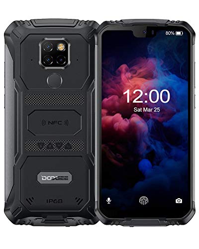 DOOGEE-S68-Pro-Movil-Antigolpes-Todoterreno-4G-Helio-P70-Octa-Core-6GB-128GB-IP68-Smartphone-Libres-Antigolpes-Android-90-6300mAh-Cmara-21MP16MP-59-Inch-FHD-NFC-Carga-Inalmbrica-Negro