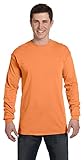 Comfort Colors Ringspun Garment-Dyed Long-Sleeve T-Shirt, Large, MELON
