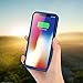 iPhone X Battery Case 5200mAh HETP Rechargeable External Charger Case Portable Power Protective Charging Case [Lightning Charging Port] with Sync Through for Apple iPhone X / 10 (5.8 Inch)- Blue