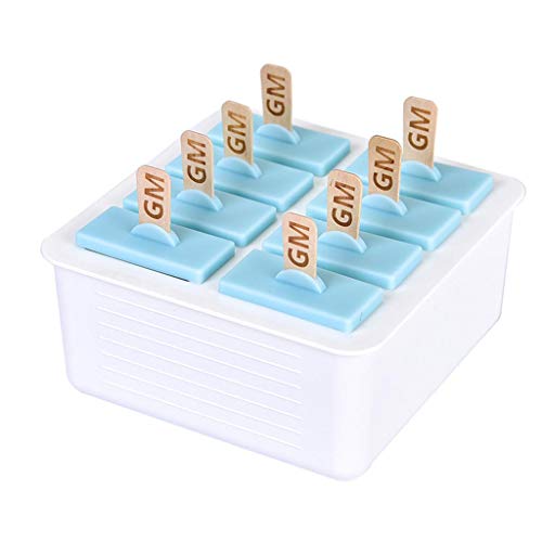 Frozen Ice Cream Lolly Juice Maker Mold 8 Cell Mould Popsicle Yogurt Icebox