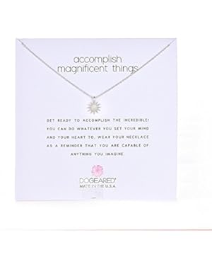 Accomplish Magnificent Things Sterling Silver Necklace
