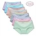 lingirl 7 Pack Womens Invisible Soft Underwear Middle-Waisted Sexy Cotton Healthy Panties 7pack 6 US/M