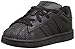 adidas Originals Superstar I Basketball Fashion Sneaker (Infant/Toddler),Black/Black/Black,8 M US Toddler