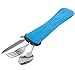 Bekith 6 Piece Stainless Steel Utensil Set (Knife, Fork, Spoon) Lightweight, Travel Flatware Set / Camping Cutlery Set with 2 Neoprene Cases