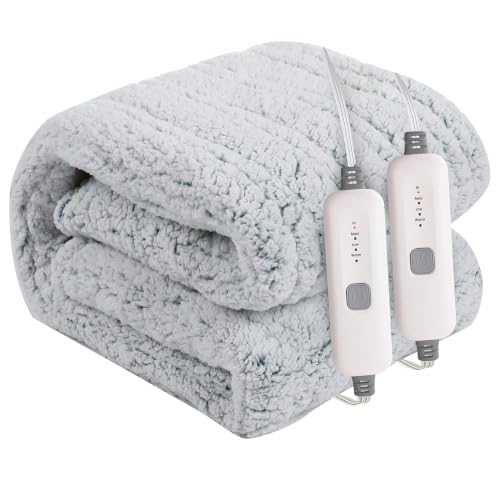BRILLIO Electric Heated Blanket Queen Size