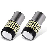 YITAMOTOR 2x 1156 1141 1003 LED White Light Bulbs, 1700 Lumens 78-SMD Super Bright, BA15S 7506 LED Replacement Bulb for RV Reverse Backup Tail Light, 6500K White, 12v-24v