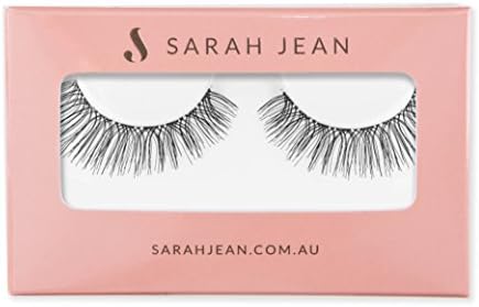 Luscious Long Reusable Fake Eyelashes Invisible Band Style SJ005 By Sarah Jean Glamour Lashes Soft Natural Looking Strands Lightweight Comfortable (Lashes Only)