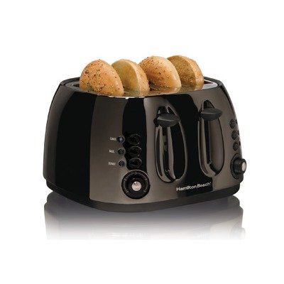 Black Ice Collection 4 Slice Toaster