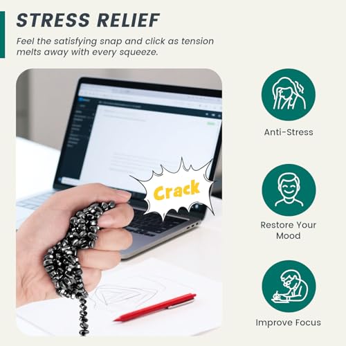 LovesTown 550PCS Fidget Toys Adult, Ferrite Putty Magnetic Rocks for Office Teens Gifts