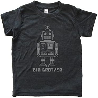 Sunshine Mountain Tees Boys Robot Big Brother Triblend Shirt