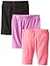 Dream Star Girls' Solid Bike Shorts (Pack of 3)