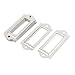 uxcell Office File Drawer Label Tag Name Card Holder, Silver Tone, 10 Pieces (a16062000ux0441)
