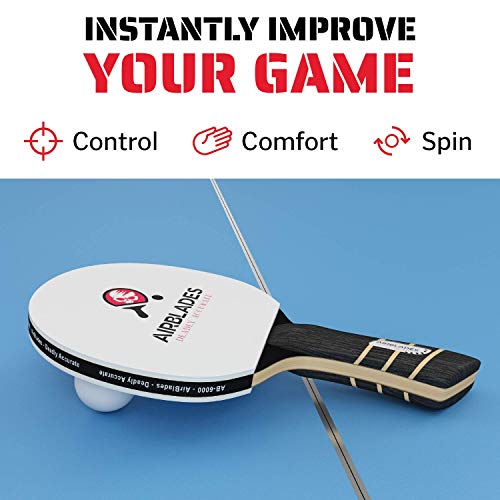 Professional Ping Pong Paddle with Hard Carry Case Pro Table Tennis
