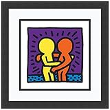 Framed Art Print, 'Untitled 1987' by Keith