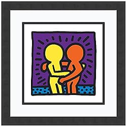 Framed Art Print, 'Untitled 1987' by Keith