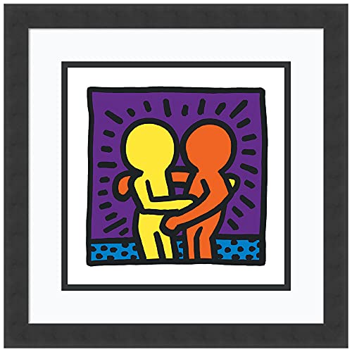 Framed Art Print, 'Untitled 1987' by Keith