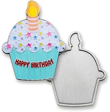 Happy Birthday Cupcake Engravable Color Challenge Coin
