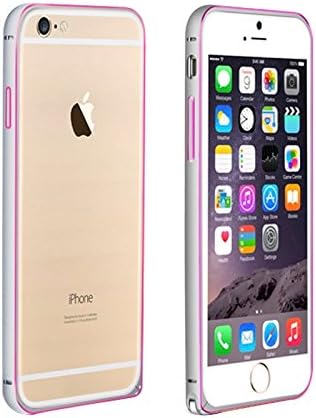 Cellphone Case Cover LOVE MEI Hippocampus Buckle Curved 2-color Metal Bumper Frame for iPhone 6 ( SKU : S-IP6G-0105F )
