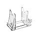 OnFireGuy 10pcs Fishing Lure Display Stands | Clear Acrylic Fishing Lure Easels | Accessories for Fishing & Decoration | 3-Piece Display Stand Measurements: 2
