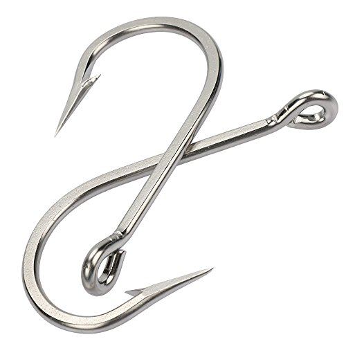 Goture Stainless Steel Fishing Hooks Long Shank Hooks Extra Strong for