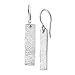 Silpada 'Albuquerque' Rectangular Drop Earrings in Textured Sterling Silver