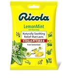 Ricola Lemon Mint Herb Throat Drops Sugar Free, Two 105 Count Bags