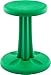 KORE Design Wobble Stool Chair, Girls + Boys Kid Desk Stools, Ergonomic Small Office Chairs, Flexible Seating for Active Kids, ADD/ADHD, Classroom, School, Home, Junior (16in), Age 8-9 yrs, Green