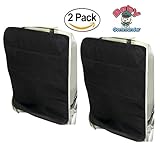 Best Kick Mats (2 Pack) Baby Commander Auto Back Seat Cover Protector Waterproof Protection With Organizer Pockets for Storage Kids Accessories