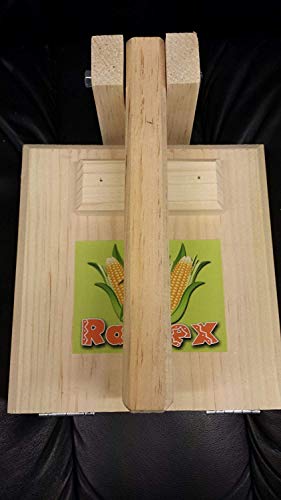 Square 11" All Wood" Manual Tortilla Maker Press Wooden Handle Body Simple Design Flower/Corn Tortillas Sugar Pancakes Gorditas Savory Christmas Crispiest Bunuelos