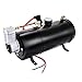 Juane 150DB Train Air Horn Kit for Trucks, 4 Trumpet Super Loud Air Horn with 120PSI 12V Compressor and Gauge for Car Train Van Boat Trucks SUV Vehicle(Black)