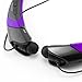 Rymemo Universal Bluetooth 4.1 Music Stereo Sports Headset Headphone for Smartphone - Purple/Black