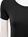 J.TOMSON Womens Round Neck Lightweight Short Sleeve Soft Loose Fit T-Shirt Top