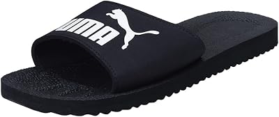 PUMA Purecat 2.0 Slide Sandals Peacoat White UK 13 Unisex Adults