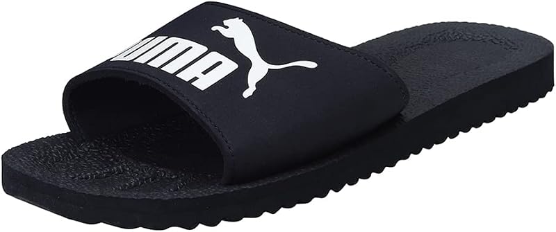 PUMA Purecat 2.0 Slide Sandals Peacoat White Unisex UK 5