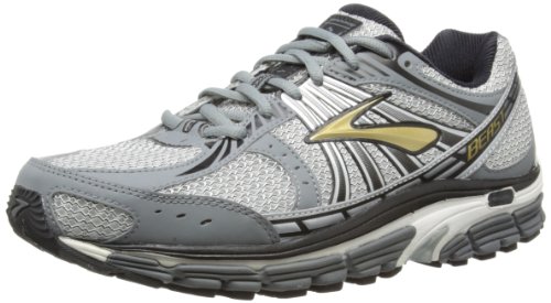 Men's Brooks Beast 12 Running Shoes Gold/Pavement/Black/Silver/White 110122-1D-841 (8.5)