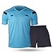 Shinestone Referee Shirts, Men's Soccer Football Sports Referee Umpire Shirt Uniform Jersey Costume Short Sleeves Wicking and Quick Drying for Sports