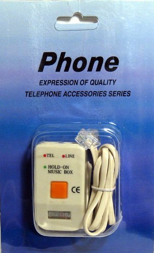Music On Hold Phone Telephone System Cable Player Home Office PBX Onhold New !!!
