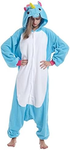 Christmas Adult Unicorn Onesie Pajamas Kigurumi Cosplay Costumes Animal Outfit