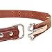 Col. Littleton Leather Belt with Stainless Steel Cinch Buckle | Large/Brown